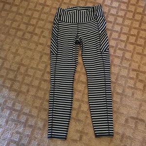 Striped Athleta Leggings